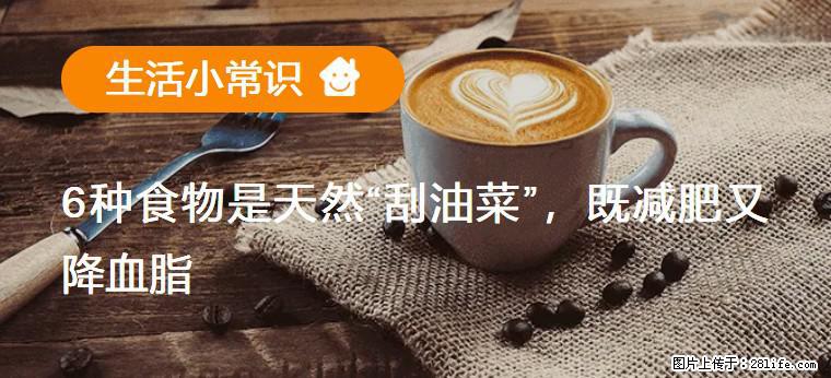 【生活小常识】6种食物是天然“刮油菜”，既减肥又降血脂 - 中山生活资讯 - 中山28生活网 zs.28life.com
